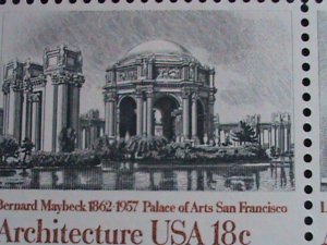 ​UNITED STATES -1980 SC#1941a AMERICAN ARCHITECTURE -MNH BLOCK OF 4 VERY FINE