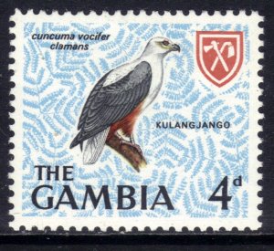 Gambia 1966 QE2 4d Birds African Fish Eagle MM SG 238 ( T623 )