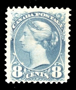 MOMEN: CANADA STAMPS SC # 44a BLUE GRAY 1893 MINT OG H LOT #68807*