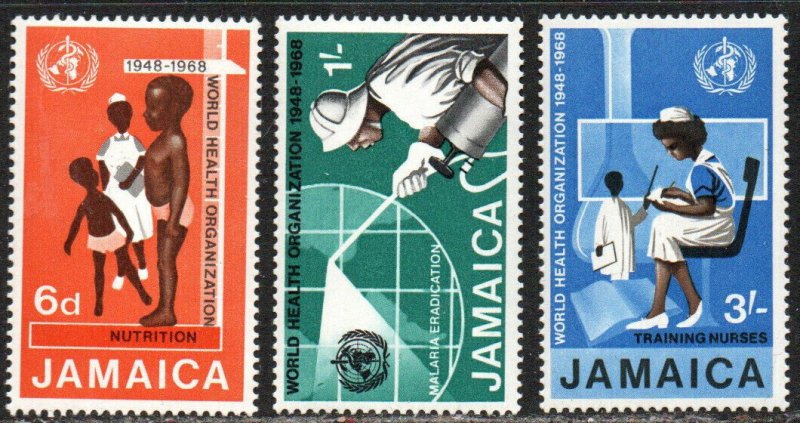 Jamaica Sc #276-278 MNH