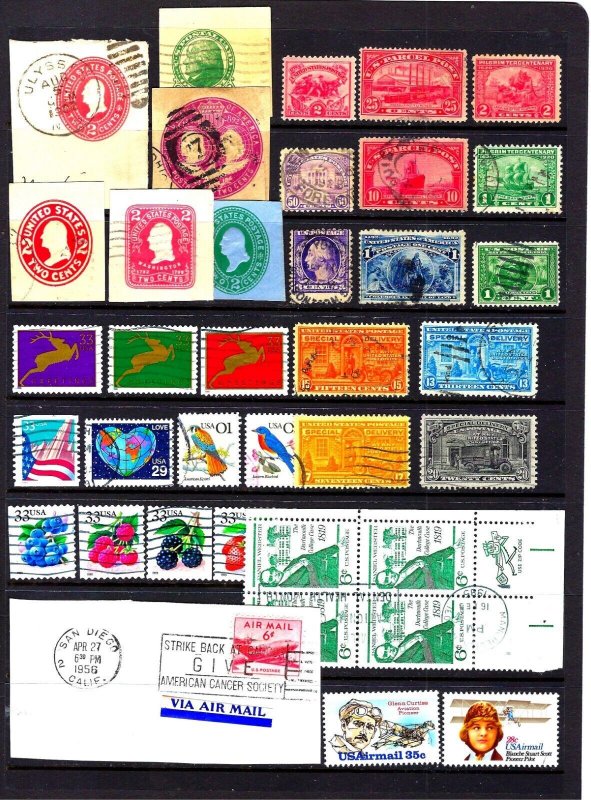 JASTAMPS: U.S.A very nice  collection from old album, see scan