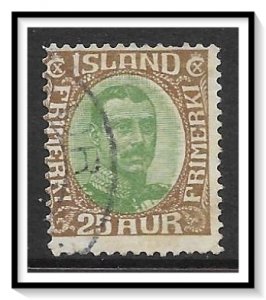 Iceland #120 Christian X Used Thin