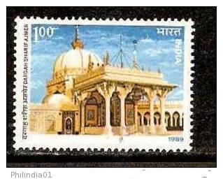 India 1989 Dargah Sharif Tomb of Chisti Religion Sc1266 MNH