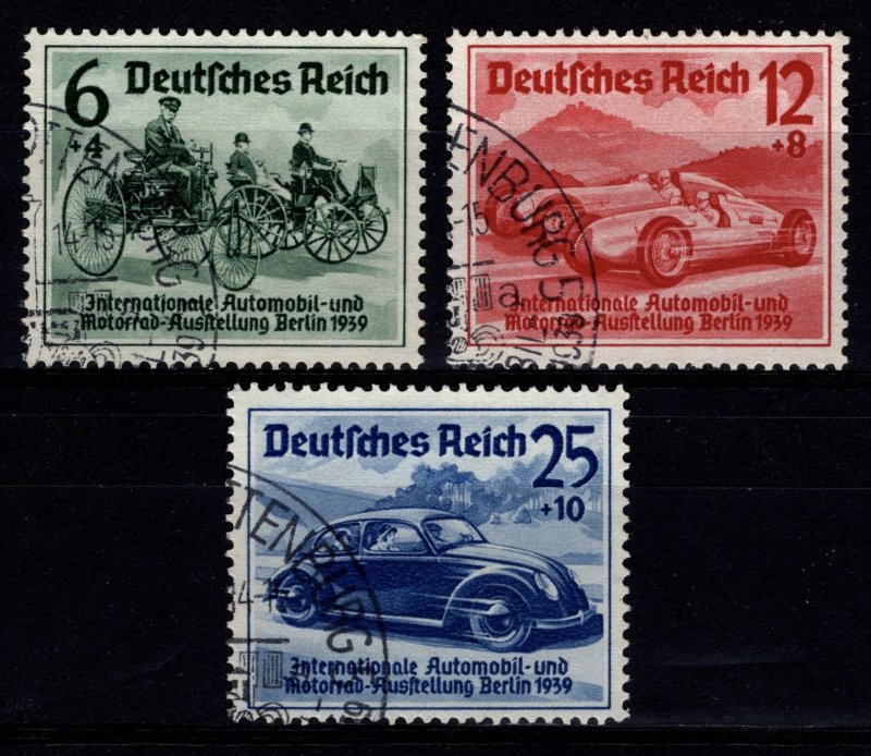 Germany 1939 Int. Motor Show, Berlin, & Hitler Culture Fund, Set [Used]