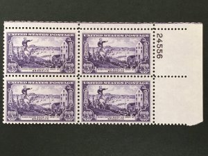 Scott # 1003 Battle of Brooklyn, MNH Plate Block of 4