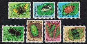 Caribic Beetles 7v 1988 MNH SG#3347-3353