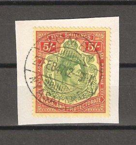 NYASALAND 1938/44 SG 141a USED Cat £150