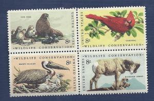 1464-67 8c Wildlife Conservation  VF/MNH/OG