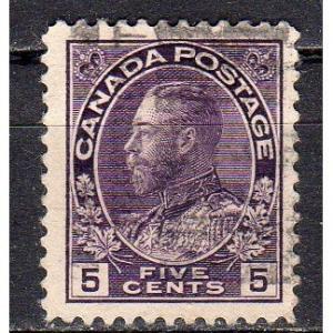 Canada 112 - Used - King George V (cv $2.75)