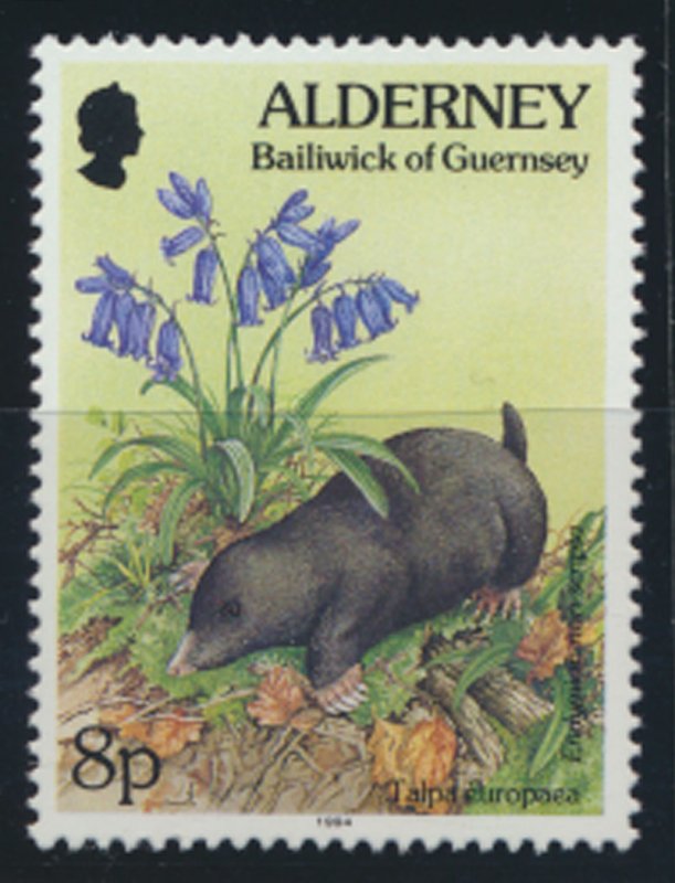 GB Alderney  SG A67 MNH  8p Mole  1994 SC# 77 See scan