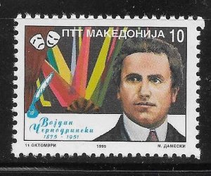 Macedonia 1995 Vojdan Cernodrinski Theater Festival Sc 47 MNH A3005