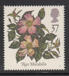 Great Britain 1991 MNH Scott #1386 37p Mutabilis - Roses