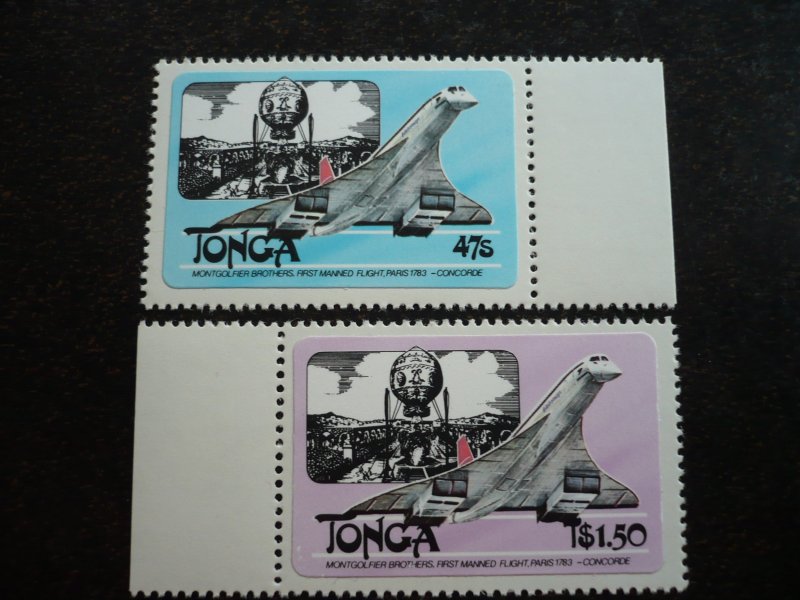 Tonga - Set - First Manned Balloon Flight