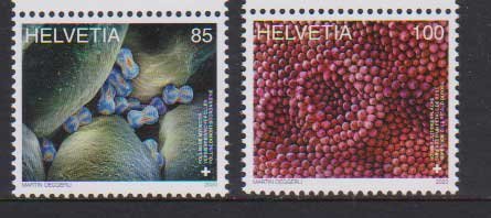 2020 Switzerland Microscopic Art  (2) (Scott 1759-60) MNH