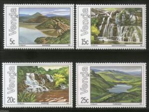 Venda 1981 Waterfalls Dam Lake Tourism Place Sc 44-47 MNH # 4323