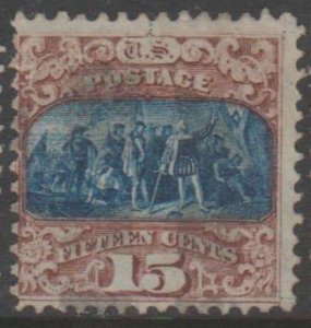 U.S. Scott #119 Columbus Landing Stamp - Used Single - IND