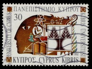 CYPRUS QEII SG817, 1992 30c symbols of learning, FINE USED.