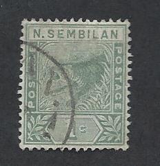 MALAYA - NEGRI SEMBILAN SC# 2 F-VF U 1893