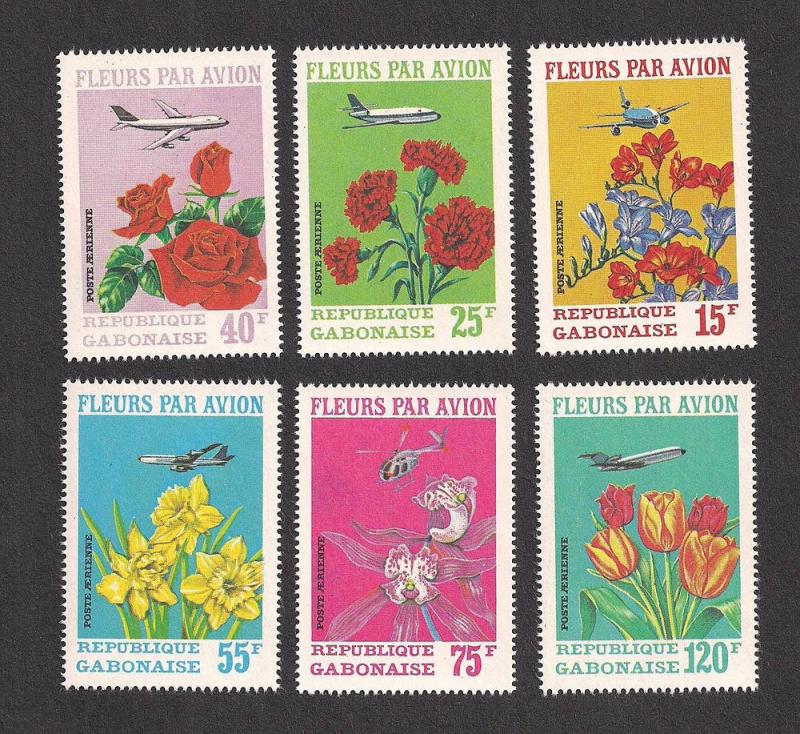 GABON SC# C109-11 F-VF MNH 1971