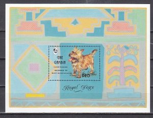 Gambia, Scott cat. 1404. Cairn Terrier s/sheet.