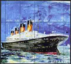 ABKHAZIA - 2000 - Titanic - Perf 12v Sheet - M. N.H. - Private Issue