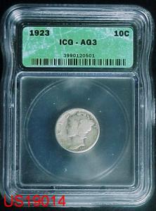 1923 MERCURY DIME ICG AG-3