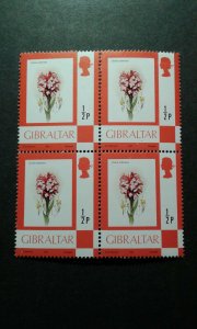 Gibraltar #340a MNH block e208 10753