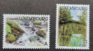 *FREE SHIP Luxembourg Europa CEPT Water 2001 Waterfall Lake Nature (stamp) MNH