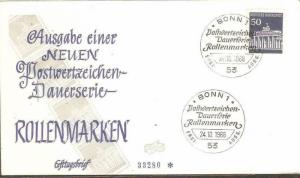 Germany 1966 Brandenburg Gate Architecture Sc 955 Cover ++B988-47