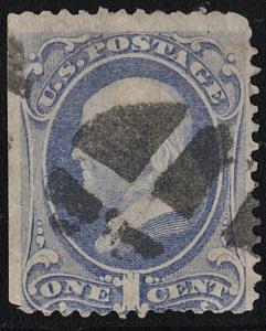 SC#206 1¢ Franklin (1881) Used