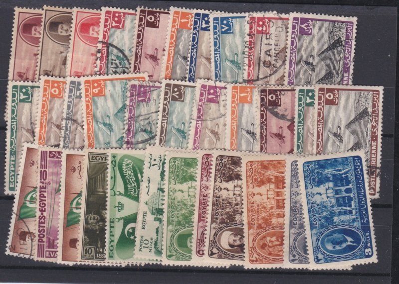 Egypt Mixture of Unused & Used Stamps, # 2