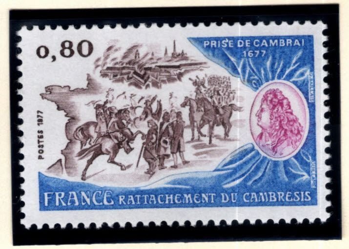 FRANCE Scott 1538 MNH** Battle of Cambray stamp