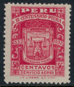 Peru #C3*  CV $26.00