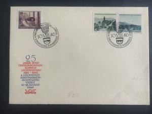 1946 Vaduz Lichtenstein first day cover to Langenthal