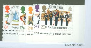 Guernsey #255-259  Single (Complete Set)