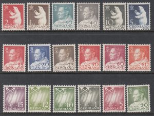 Greenland 48-65 MNH VF