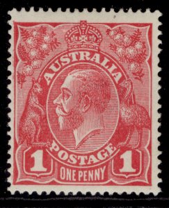 AUSTRALIA GV SG21cc, 1d pale carmine, M MINT. Cat £14. 