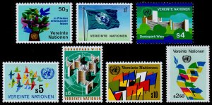 United Nations - Vienna Scott 1-6, 8 (1979-80) Mint NH VF Complete Set B