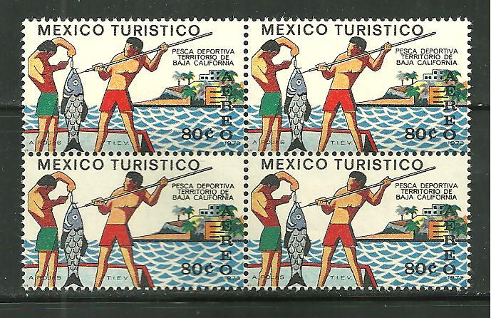 Mexico C-358 MNH Sport Fishing x 4 issues