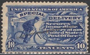 US 1911 Sc E6 Used Special Delivery F, Bicycle Messenger