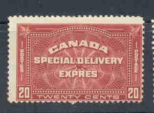 Canada Sc E4 1930 20c Special Delivery stamp mint