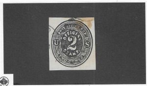 US SCOTT# UO6 CUT SQUARE