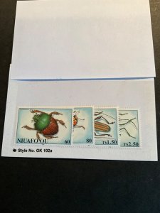 Stamps Tonga Niuafo'ou Scott #202-5 never hinged