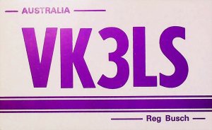 1972 AUSTRALIA STRATHMORE Amateur Radio QSL Card 15797-