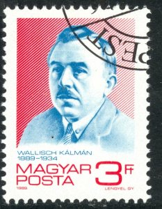 HUNGARY 1989 Kalman Wallisch Labor Leader Issue Sc 3167 CTO Used