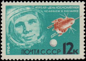 Russia #2883-2889, Complete Set(7), 1964, Space, Never Hinged