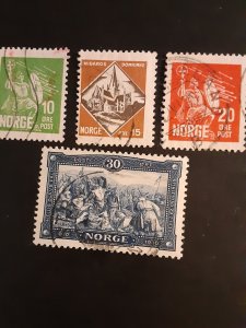 Norway #150-153             Used