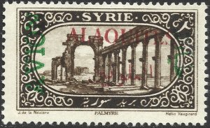 Alaouites #C5  MNH - 2p Green AVION Overprint (1925)