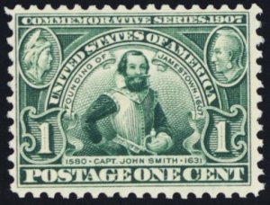 328, Mint NH 1¢ F/VF Centering * Stuart Katz