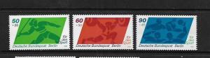 BERLIN, 9NB168-9NB170, MNH, SPORTS TYPE OF 1980